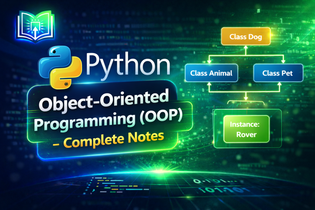 python oops complete notes